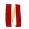 JAM Paper 2.5" x 100yd. Velvet Gold Back Ribbon